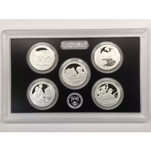 2017-S Silver Quarters Proof Set w US Mint OGP - Box & COA (5)