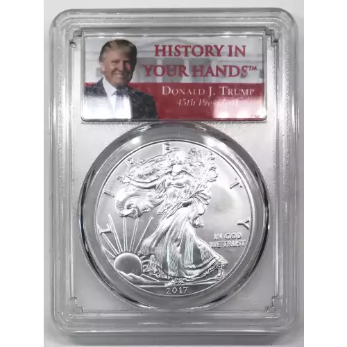 2017-W $1 Burnished Silver Eagle First Strike (2)