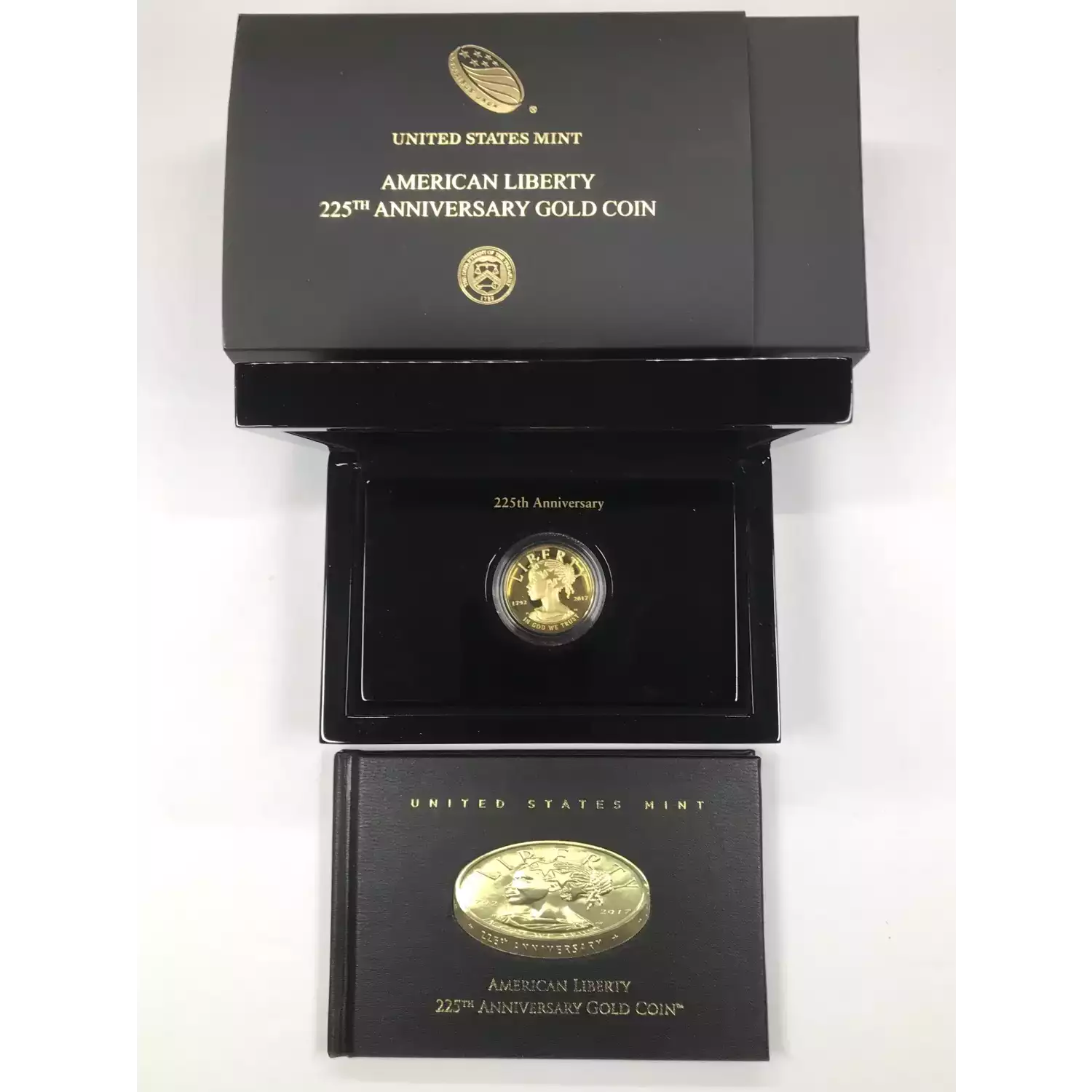 2017-W American Liberty 225th Anniversary 1 oz Proof Gold Medal w US Mint OGP [DUPLICATE for #547000] (5)