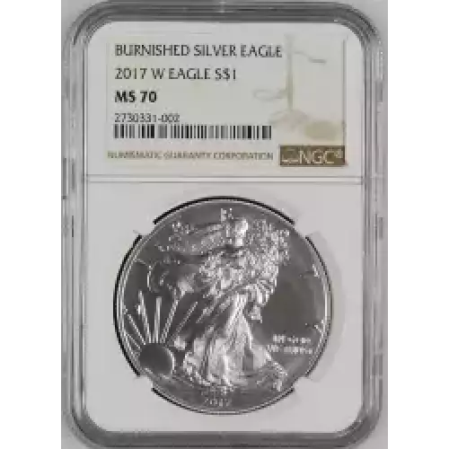 2017 W BURNISHED SILVER EAGLE  (2)