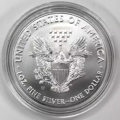 2017-W Burnished Uncirculated Silver Eagle w OGP - Box & COA (4)