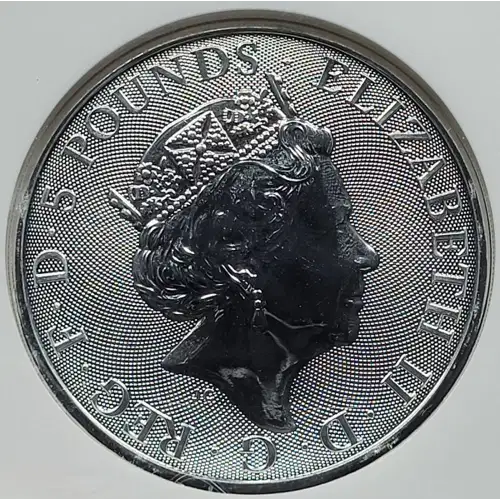 2018 2 oz Silver NGC MS-69 Great Britain 5 Pounds Queen's Beast Black Bull of Clarence generic (2)