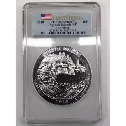 2018 25C Apostle Islands NP 5 oz Silver First Strike, DMPL (4)