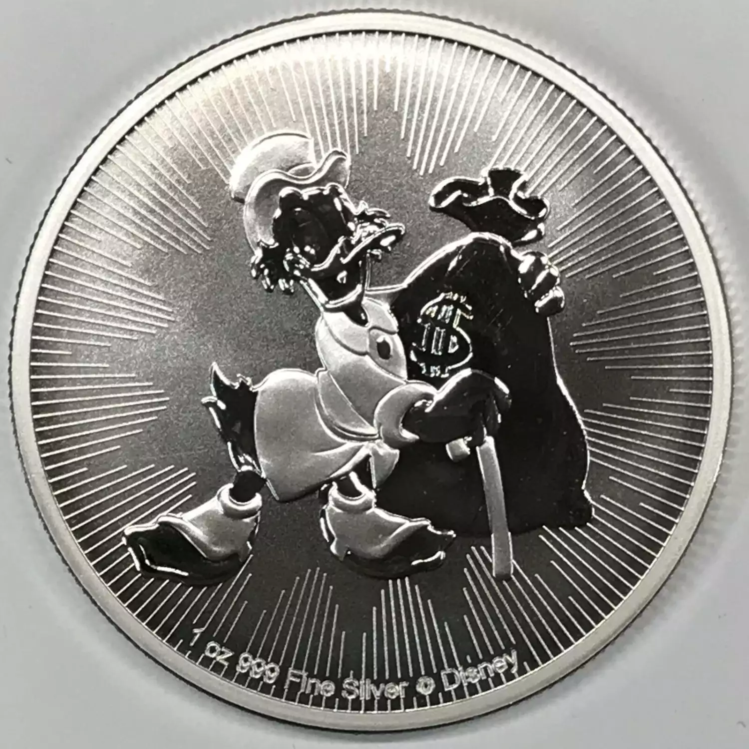 2018 Disney Scrooge McDuck 1 oz Silver Coin [DUPLICATE for #550121]