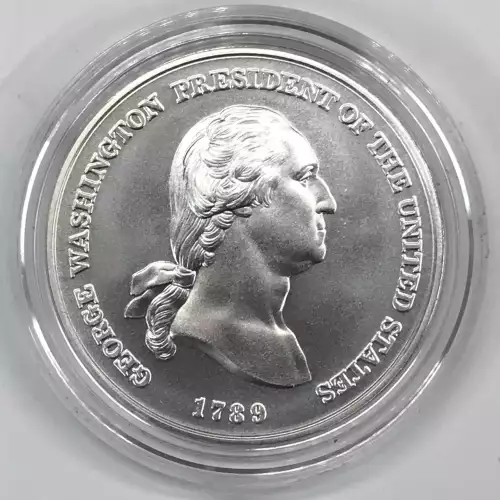 2018 George Washington Presidential 1 oz Silver Medal w US Mint OGP - Box & COA (5)