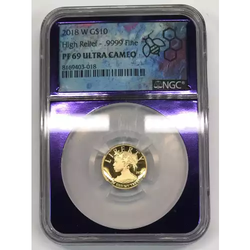 2018 High Relief - .9999 Fine ULTRA CAMEO