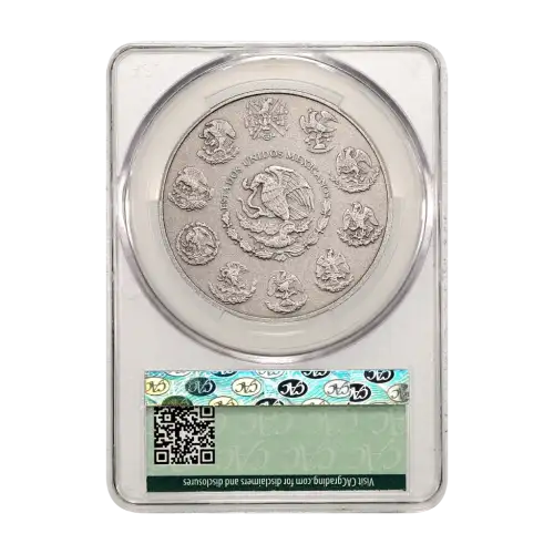 2018-Mo Libertad Mexico 1 Onza Silver, Antiqued Finish (3)