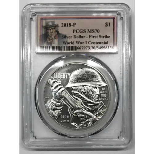 2018-P $1 WWI Centennial First Strike