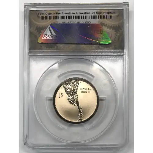 2018 S American Innovation Dollar ANACS PR-70 Reverse Proof Chicago ANA Release DCAM