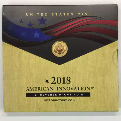 2018-S American Innovation Dollar Reverse Proof Introductory Coin w US Mint OGP