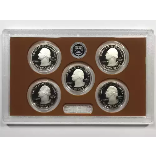 2018-S Clad Quarters Proof Set w US Mint OGP - Box & COA