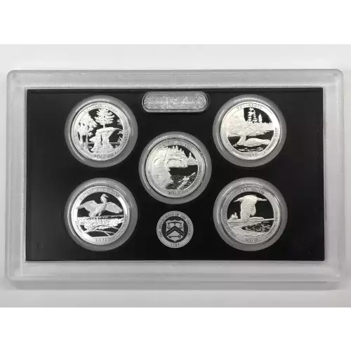 2018-S Silver Quarters Proof Set w US Mint OGP - Box & COA (5)