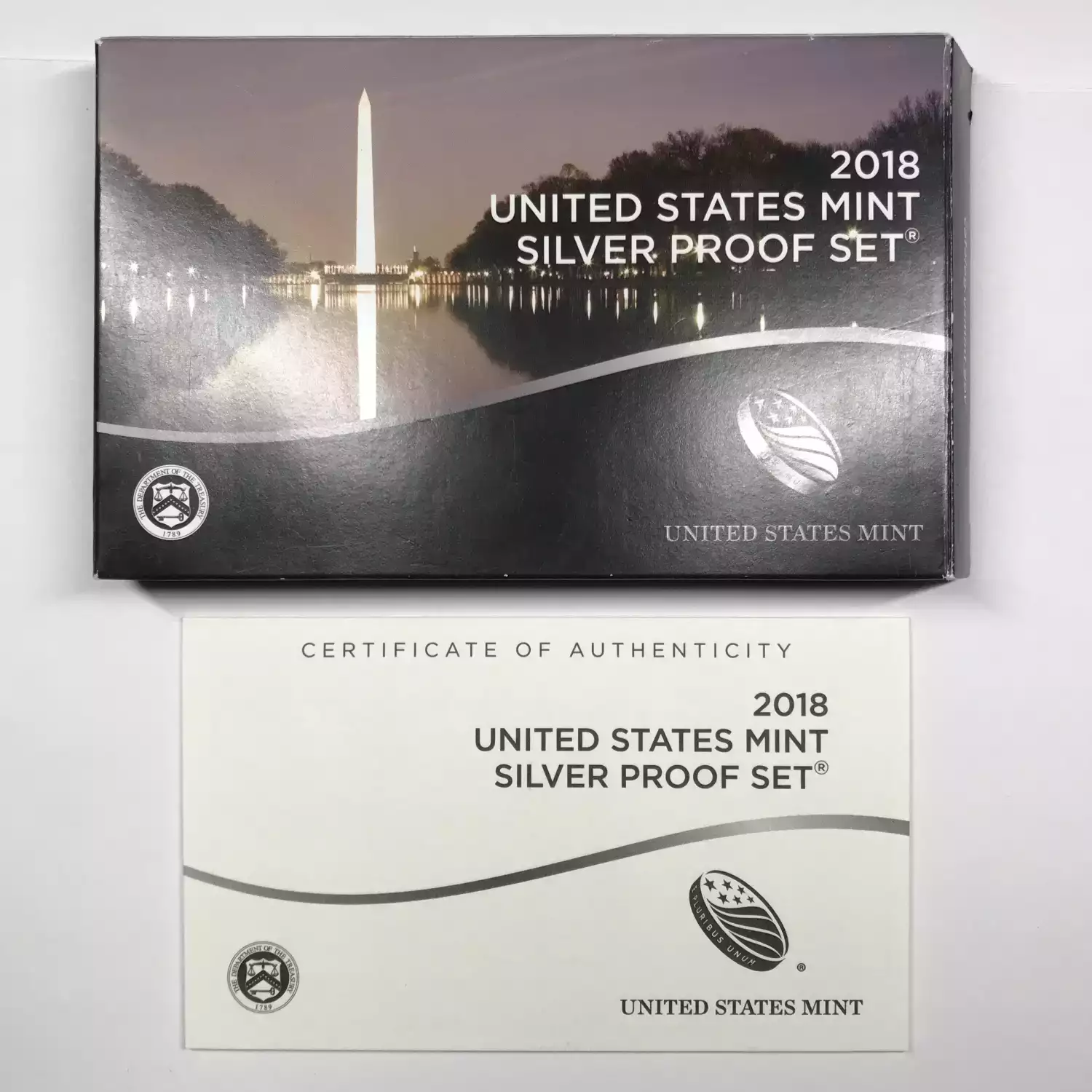 2018-S US Mint Silver Proof Set w OGP - Box & COA