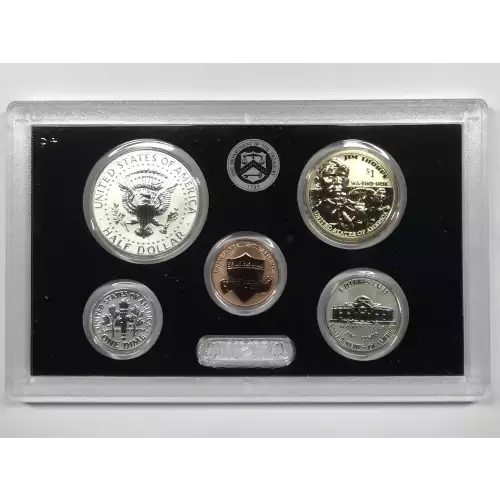 2018-S US San Francisco Mint Silver Reverse Proof Set w OGP - Box & COA