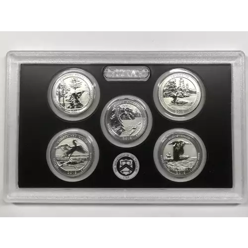 2018-S US San Francisco Mint Silver Reverse Proof Set w OGP - Box & COA