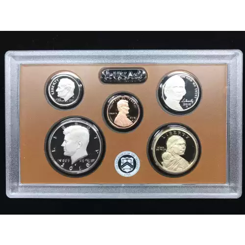 2018 US Mint Proof Set w OGP - Box & COA