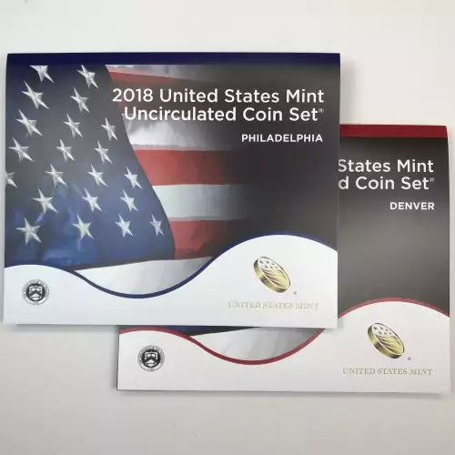 2018 US Mint Uncirculated Coin Set - P & D