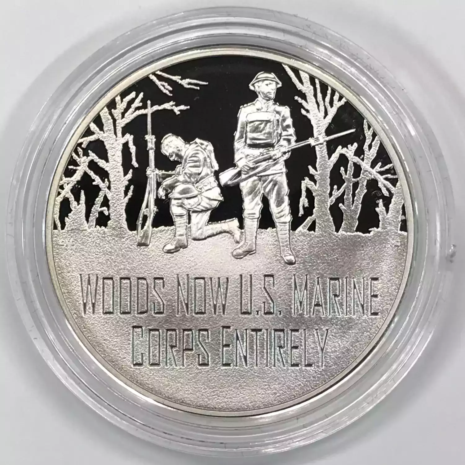 2018 World War I Centennial Silver Dollar & Marine Corps Medal Set w US Mint OGP (5)