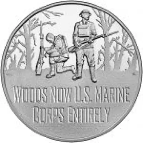 2018 World War I Centennial Silver Dollar & Marine Corps Medal Set w US Mint OGP