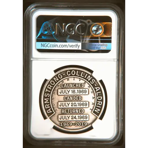 2019 1oz Apollo 11 Robbins Restrke First Day of Issue (3)