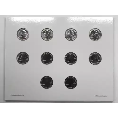 2019 America the Beautiful ATB Quarters Uncirculated 10-Coin P&D Set US Mint OGP (2)