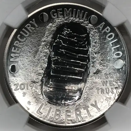 2019 Apollo 11 50th Anniv. Early Releases First .999 Silver Commem. ULTRA CAMEO (3)