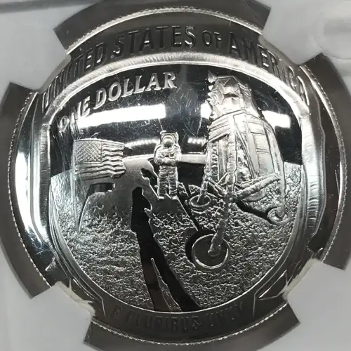 2019 Apollo 11 50th Anniv. Early Releases First .999 Silver Commem. ULTRA CAMEO
