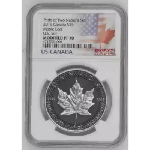 2019 Maple Leaf U.S. Set Pride of Two Nations Set  (5)