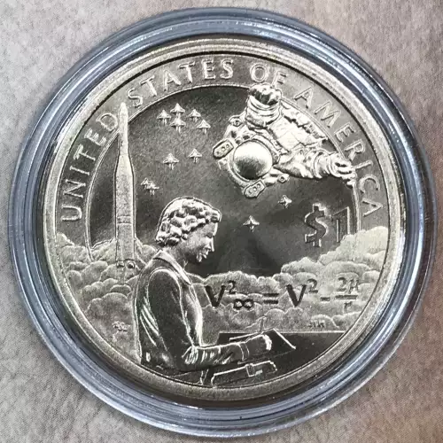 2019 Native American Indians in Space Enhanced Uncirculated $1 Coin Currency Set (2)
