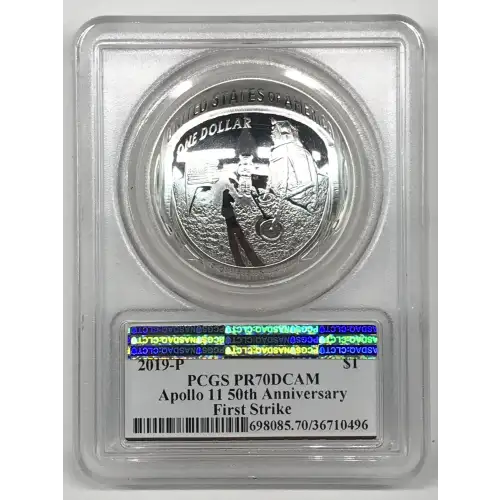 2019-P $1 Apollo 11 50th Anniversary First Strike AMF, DCAM (5)