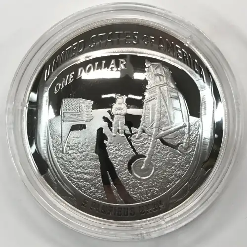 2019-P Apollo 11 50th Anniversary 5 oz Proof Silver Dollar w US Mint OGP Box COA (4)
