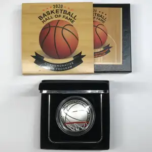 2019-P Basketball Hall of Fame Colorized Proof Silver Dollar US Mint OGP Box COA