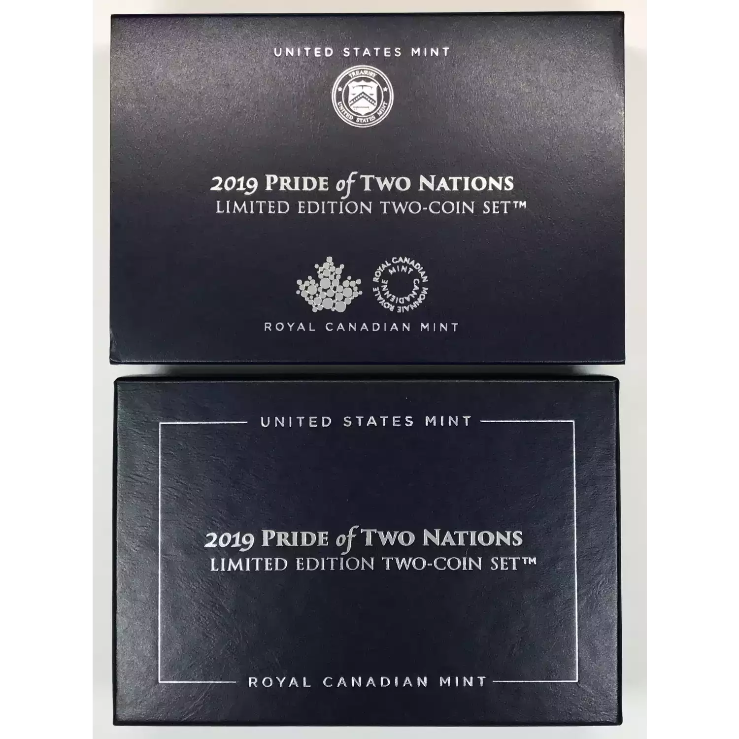2019 Pride of Two Nations Limited Edition 2-Coin Set w OGP Box & COA - ASE & SML (6)
