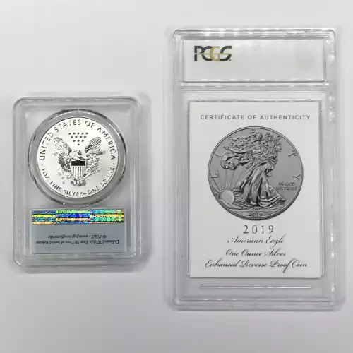 2019-S $1 Silver Eagle Enhanced Rev PR First Strike (4)
