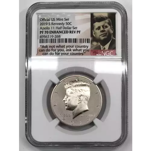 2019 S Apollo 11 Half Dollar Set Official US Mint Set 