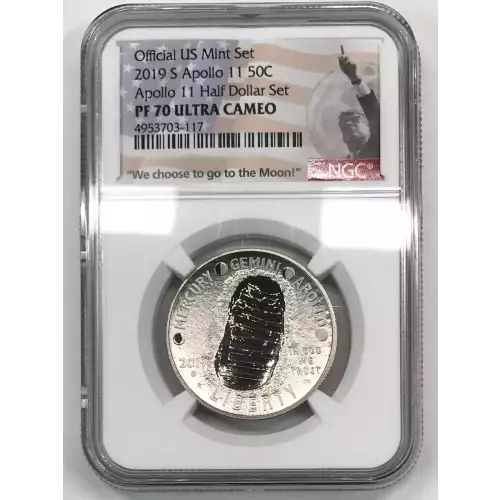 2019 S Apollo 11 Half Dollar Set Official US Mint Set ULTRA CAMEO