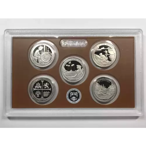 2019-S Clad Quarters Proof Set w US Mint OGP - Box & COA