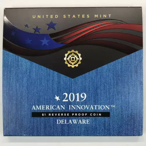 2019-S Delaware American Innovation Dollar Reverse Proof Coin w US Mint OGP [DUPLICATE for #546353] (3)