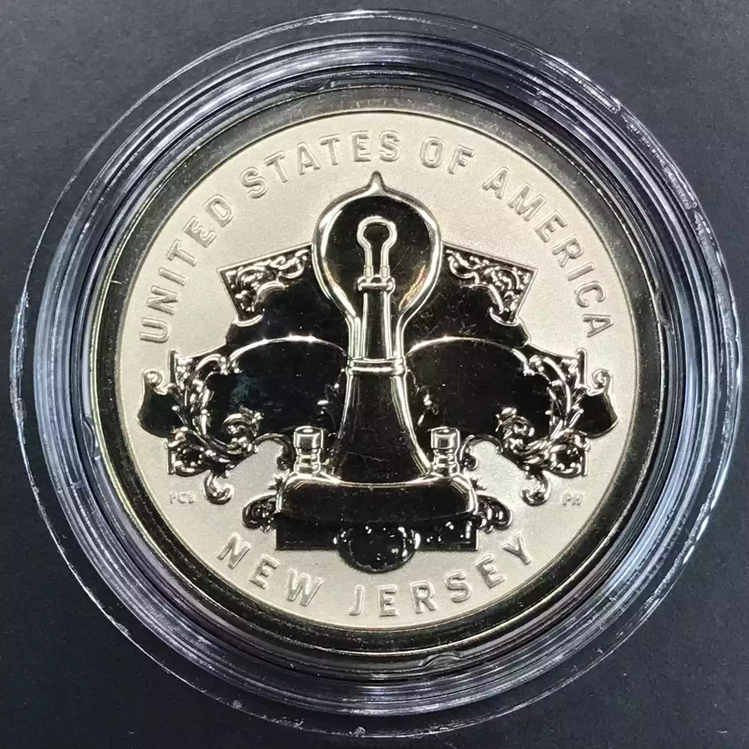 2019-S New Jersey American Innovation Dollar Reverse Proof Coin w US Mint OGP (2)