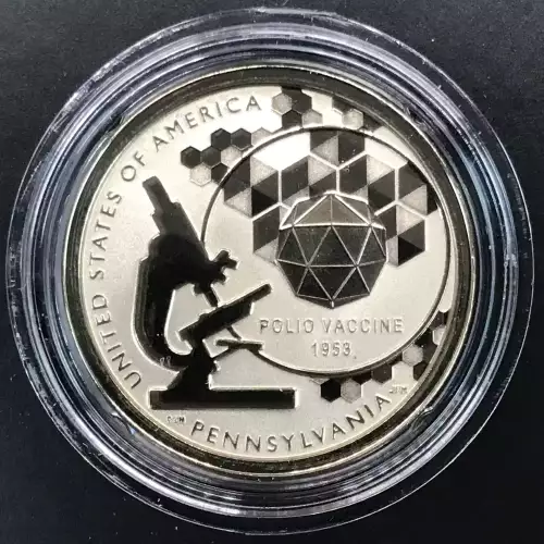 2019-S Pennsylvania American Innovation Dollar Reverse Proof Coin w US Mint OGP