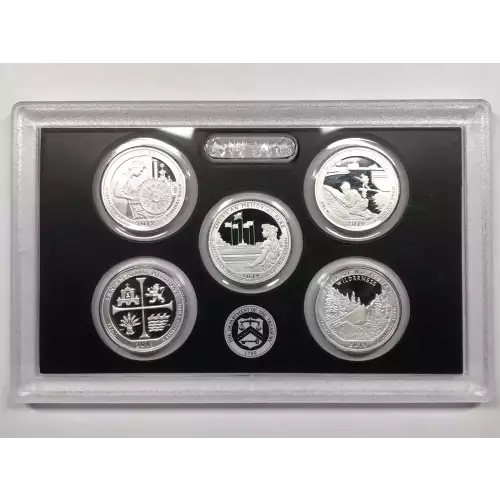 2019-S Silver Quarters Proof Set w US Mint OGP - Box & COA