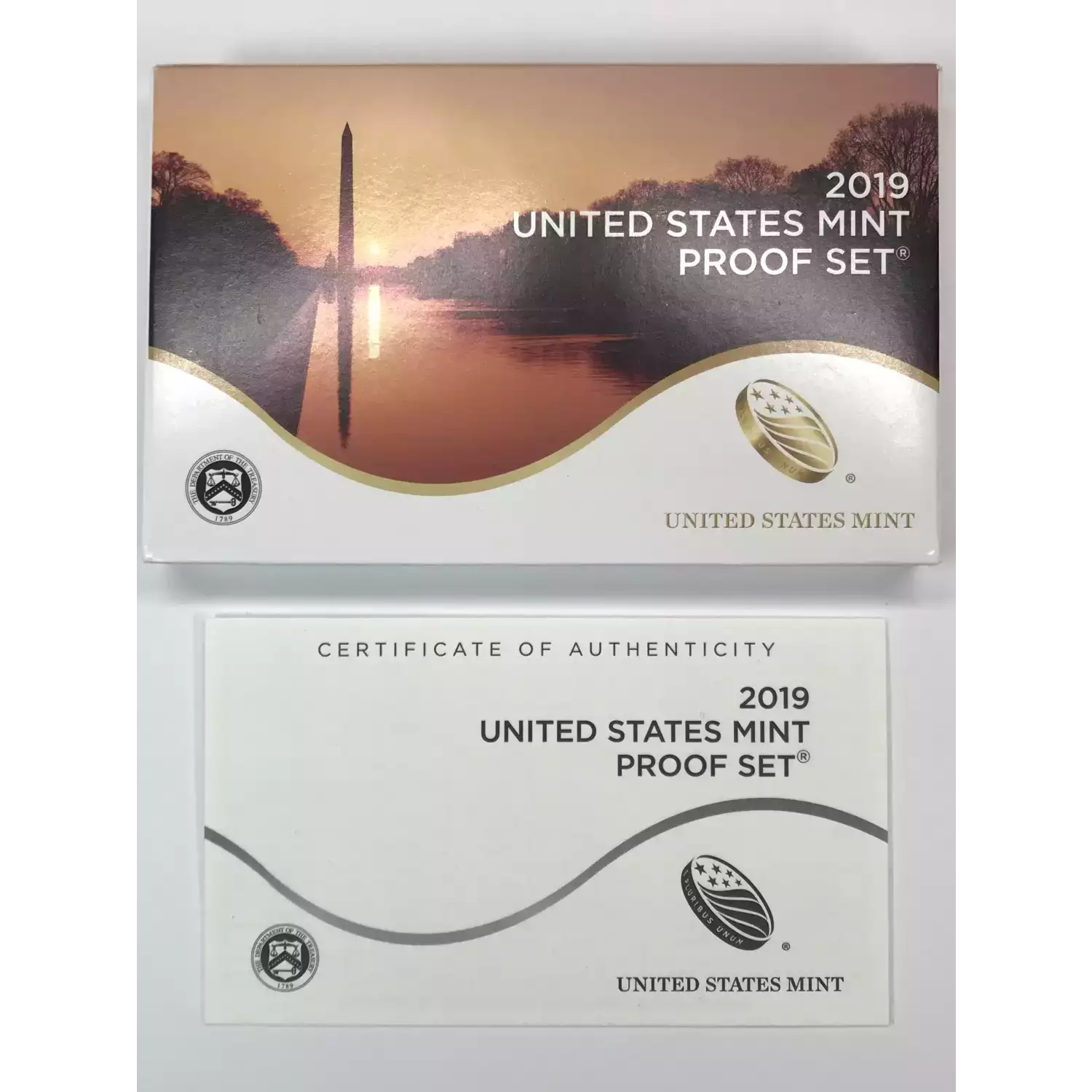 2019 US Mint Proof Set w OGP - Box & COA