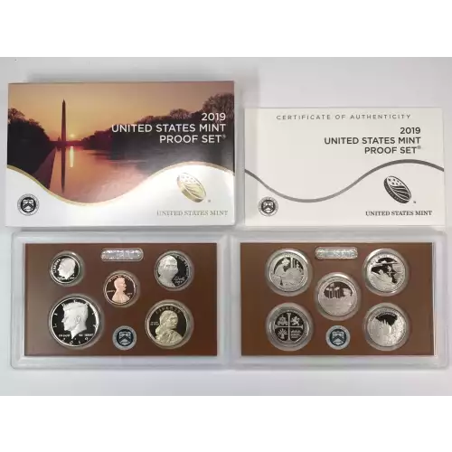 2019 US Mint Proof Set w OGP - Box & COA