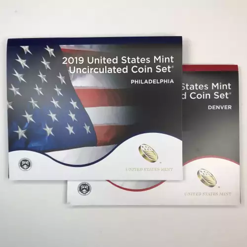 2019 US Mint Uncirculated Coin Set - P & D - 20-Coin Set