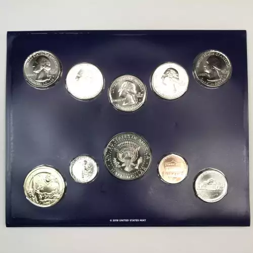 2019 US Mint Uncirculated Coin Set - P & D (4)