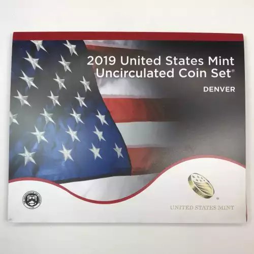2019 US Mint Uncirculated Coin Set - P & D (3)