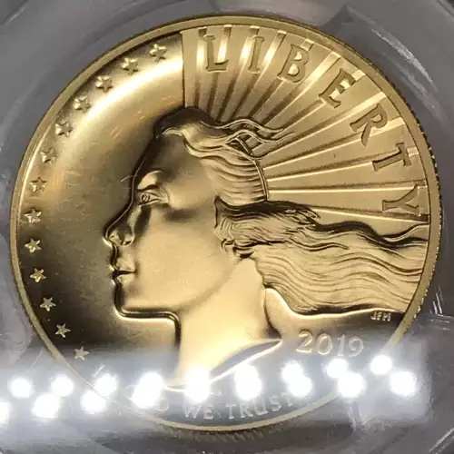 2019-W $100 High Relief Enhanced .9999 Fine First Strike Cleveland Freedom, PL (3)