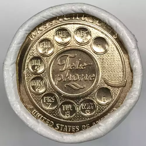 2020 Massachusetts American Innovation Dollar US Mint P & D Roll Set (4)