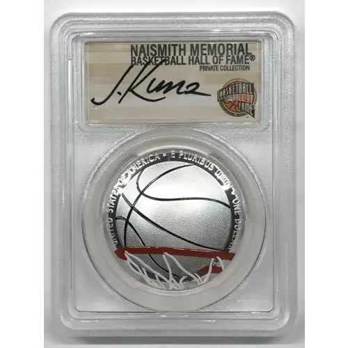 2020-P $1 Basketball Hall of Fame 1st Official Colorized U.S. Coins FDI Justin Kunz Justin Kunz, DCAM (3)