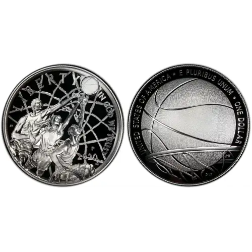 2020-P $1 Basketball Hall of Fame First Strike, DCAM (3)